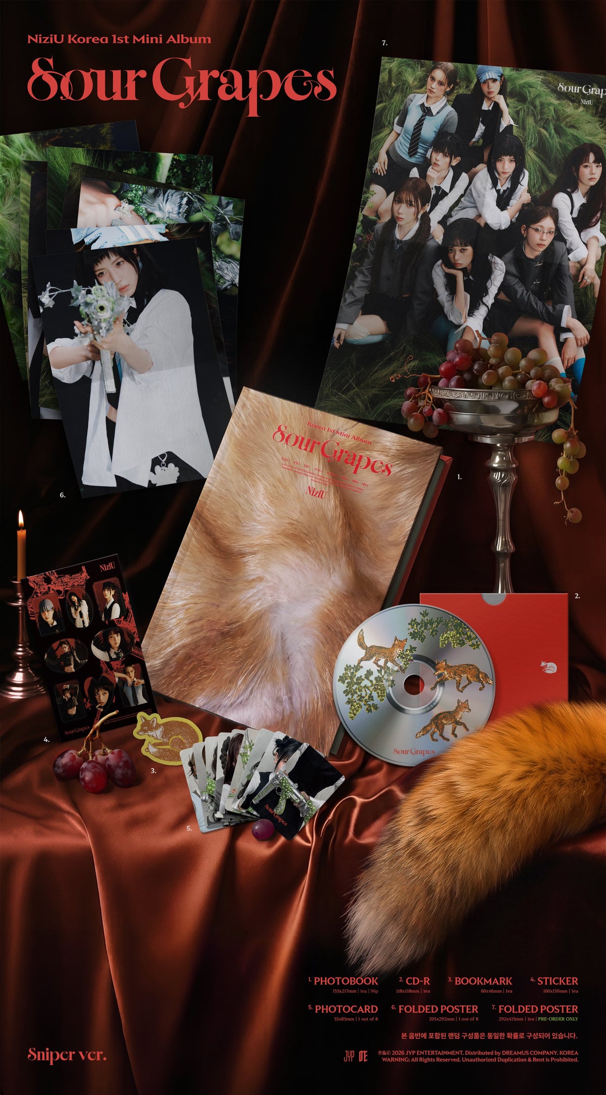 NiZiU - SOUR GRAPES 1st Mini Album