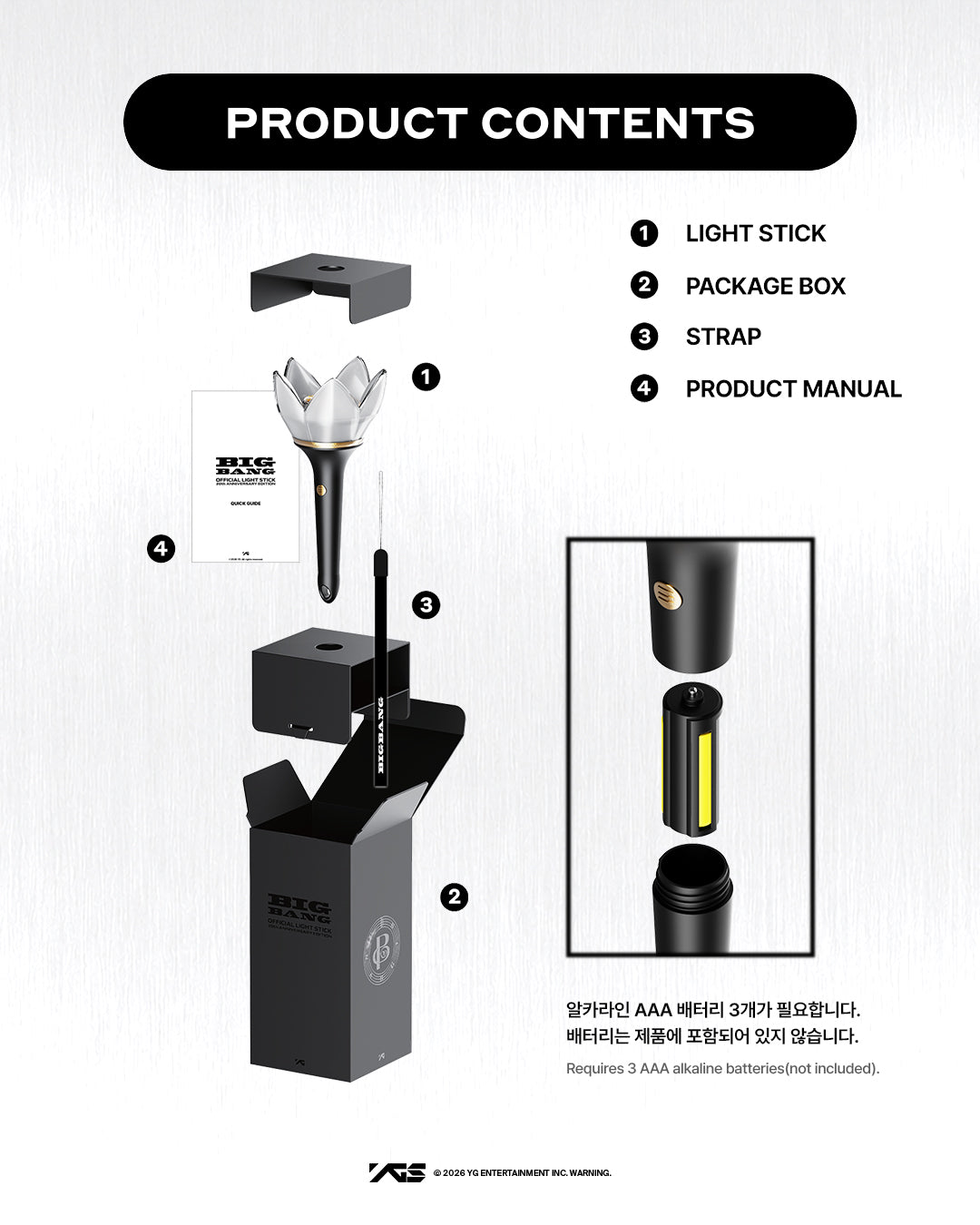 BIGBANG 20th Anniversary Official Light Stick