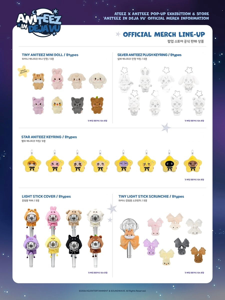 ATEEZ ANITEEZ IN DEJA VU Pop Up Official MD – K-STAR