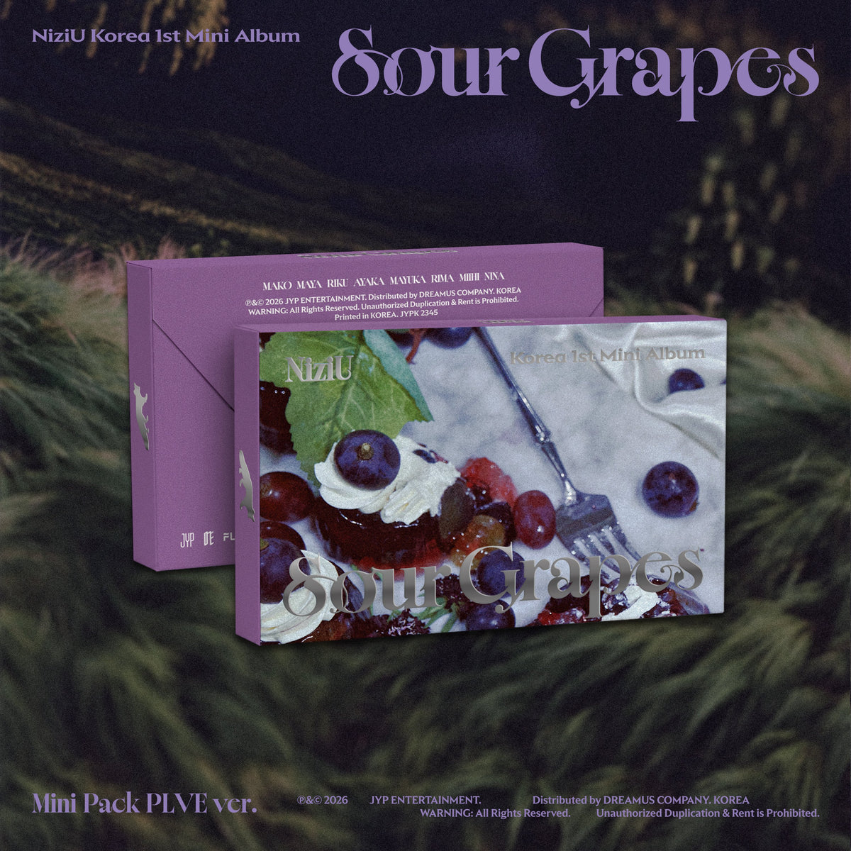 NiZiU - SOUR GRAPES 1st Mini Album MINI PACK PLVE Ver