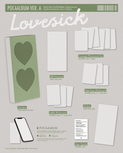 ITZY CHAERYEONG - LOVESICK 1st Mini Album POCA Ver