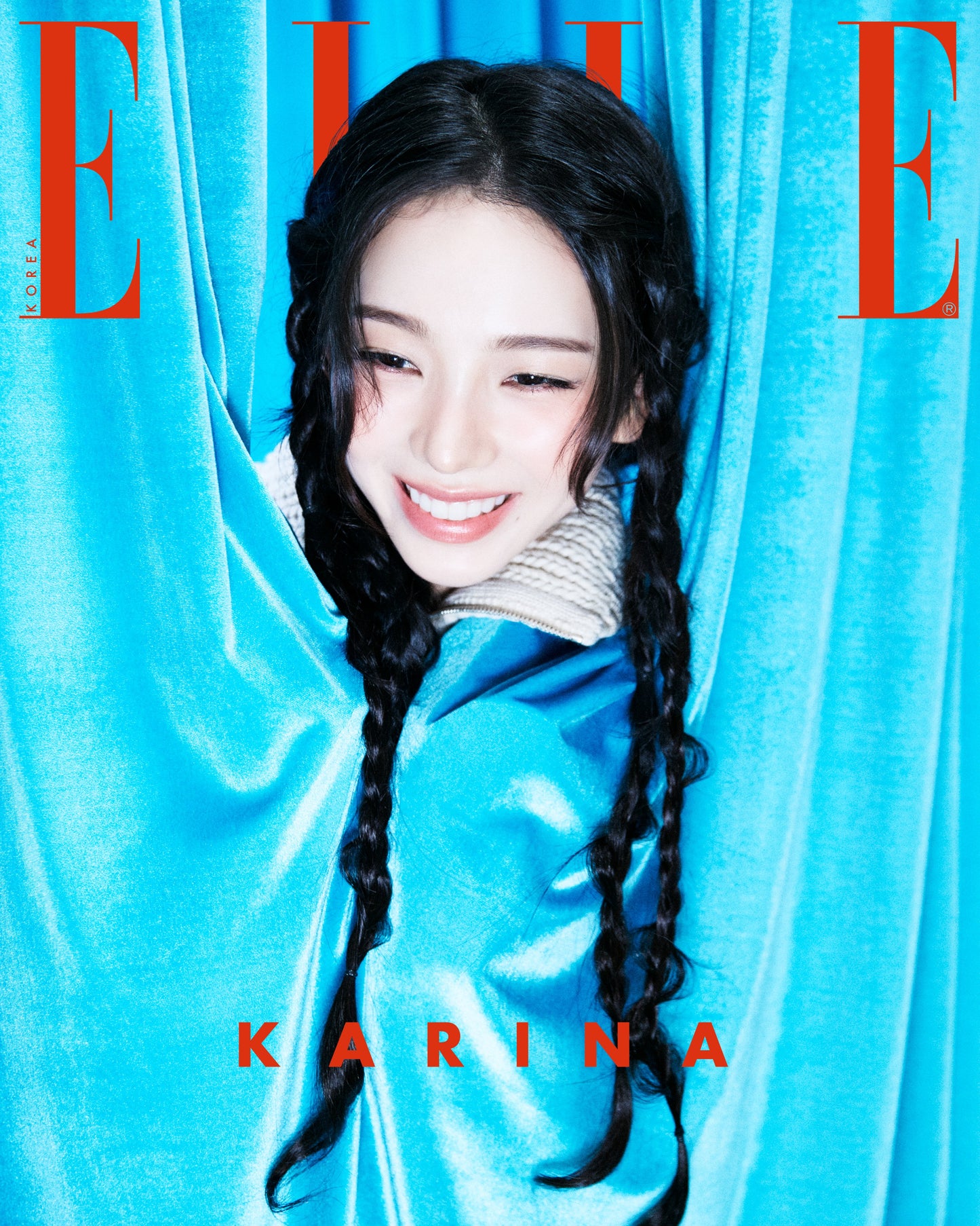 ELLE Korea Magazine aespa KARINA Cover September 2026