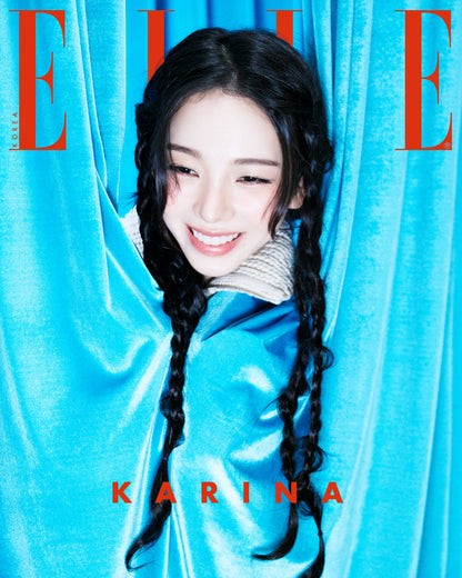 ELLE Korea Magazine aespa KARINA Cover September 2026