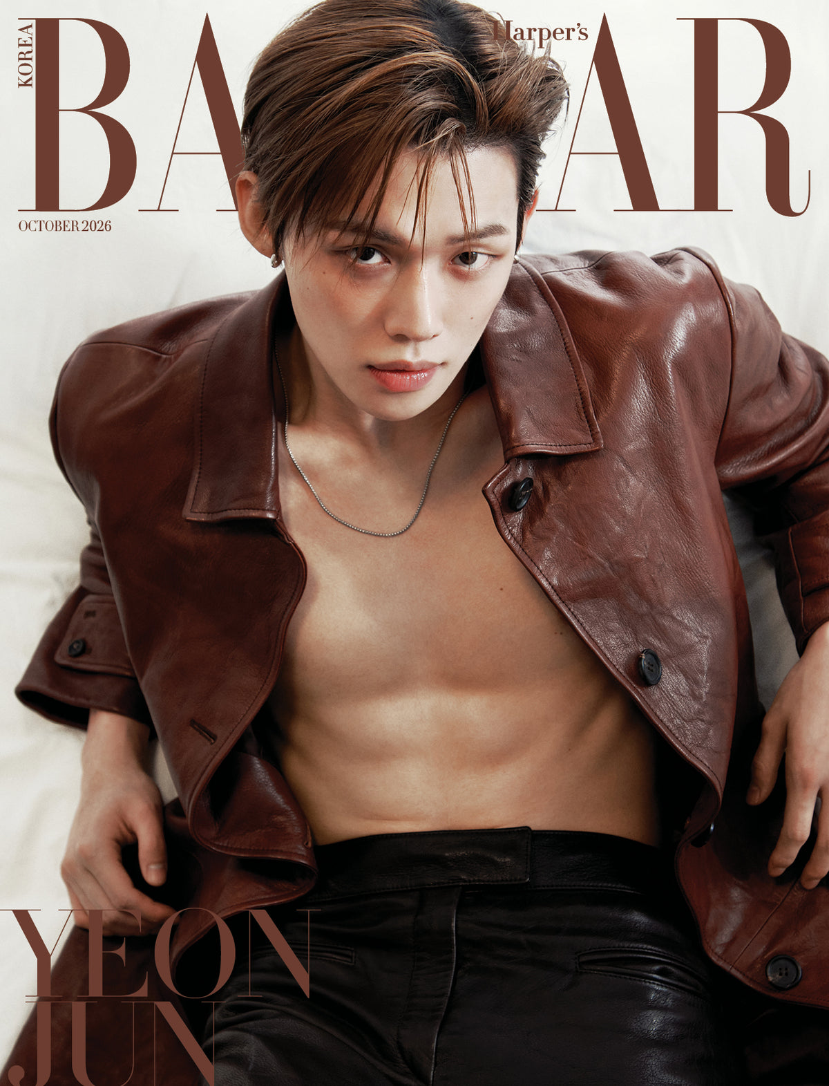 BAZAAR Korea Magazine TXT YEONJUN Cover OCTOBER 2026