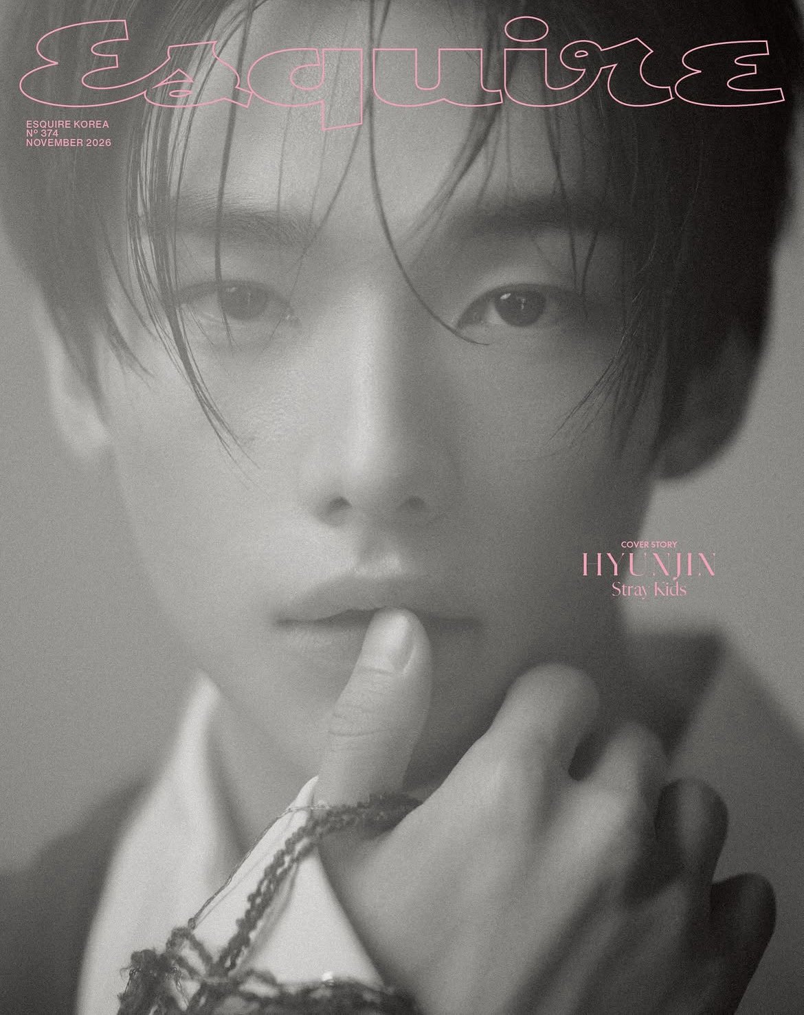 ESQUIRE Korea Magazine STRAY KIDS HYUNJIN Cover NOVEMBER 2026