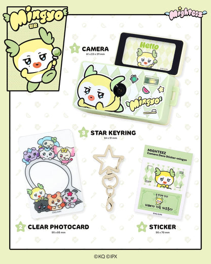 ATEEZ MIGHTEEZ Official Mini Keyring Candy Camera