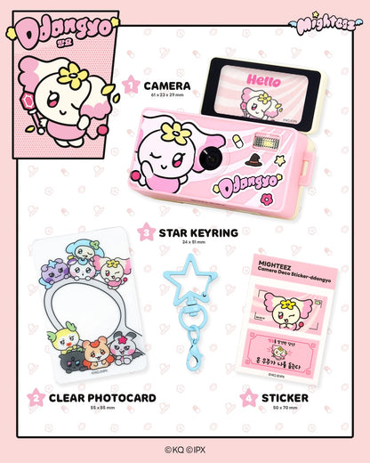 ATEEZ MIGHTEEZ Official Mini Keyring Candy Camera