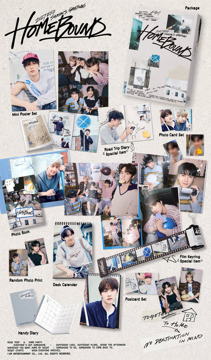 EXO - HOME BOUND 2027 Season's Greetings + POB or Wall Calendar