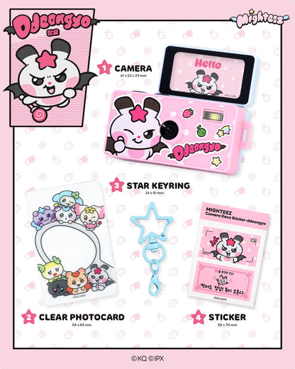 ATEEZ MIGHTEEZ Official Mini Keyring Candy Camera