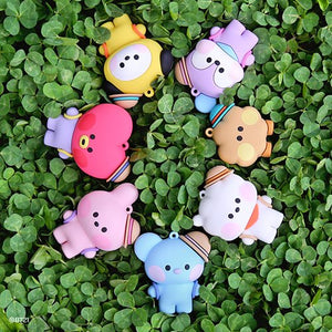 BT21 Minini Official Figure Keyring Picnic Version