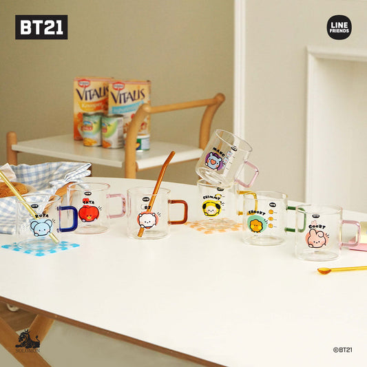 BT21 Official Minini Glass Cup 370ml