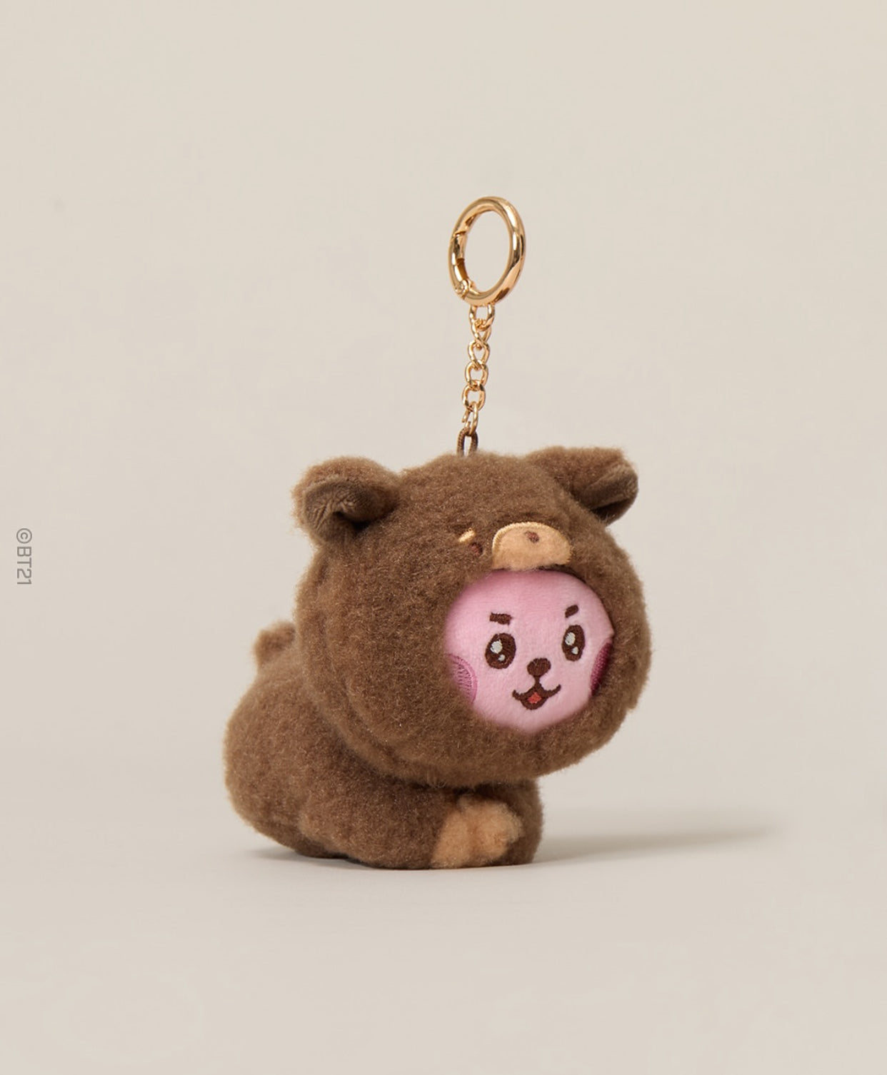 BT21 Baby Official More Fluffy Keyring – K-STAR