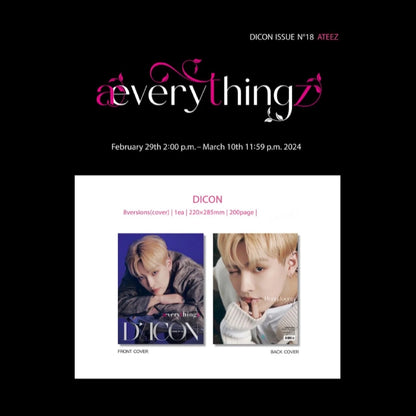 ATEEZ DICON Issue No.18 æverythingz