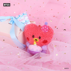 BT21 Minini Official Plush Keyring Happy Time