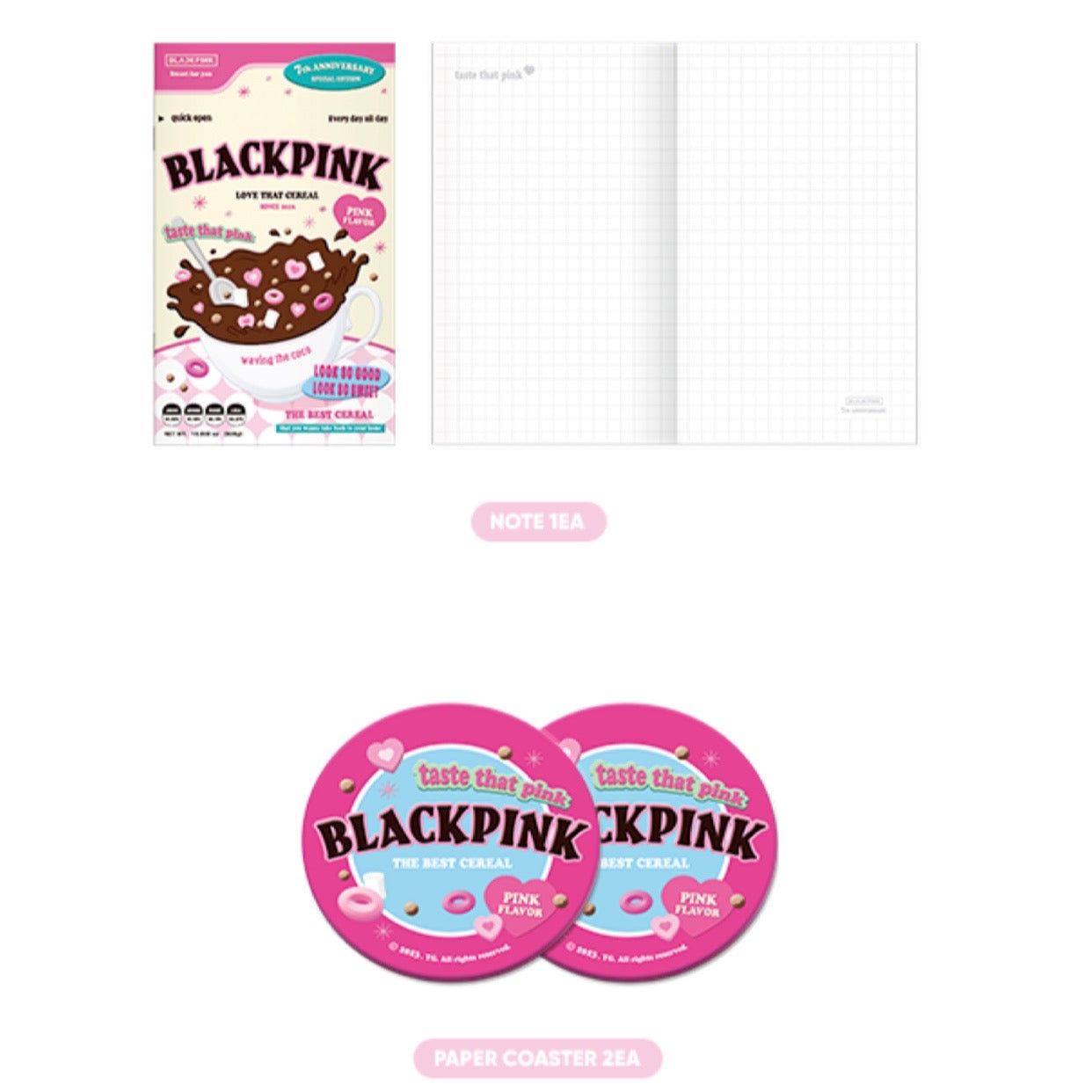 BLACKPINK 2023 Debut Anniversary Cereal Deco Kit