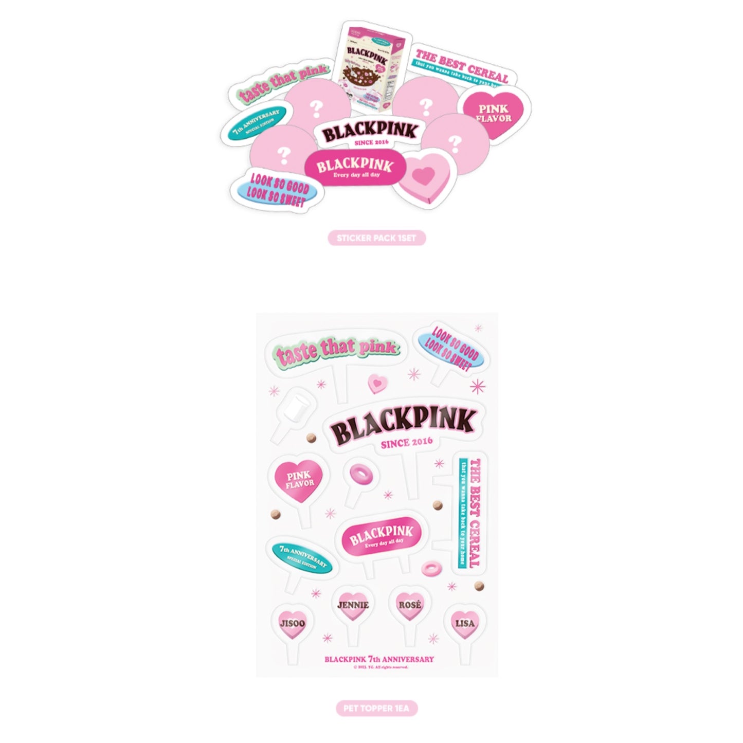 BLACKPINK 2023 Debut Anniversary Cereal Deco Kit