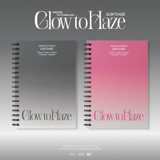 KANG DANIEL - GLOW TO HAZE 6th Mini Album PHOTOBOOK Ver