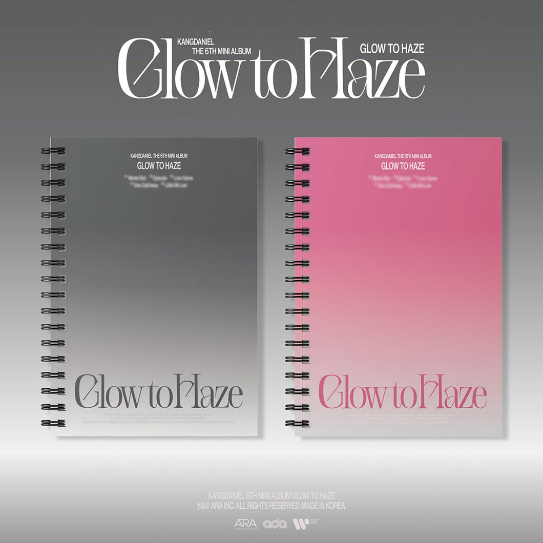 KANG DANIEL - GLOW TO HAZE 6th Mini Album PHOTOBOOK Ver