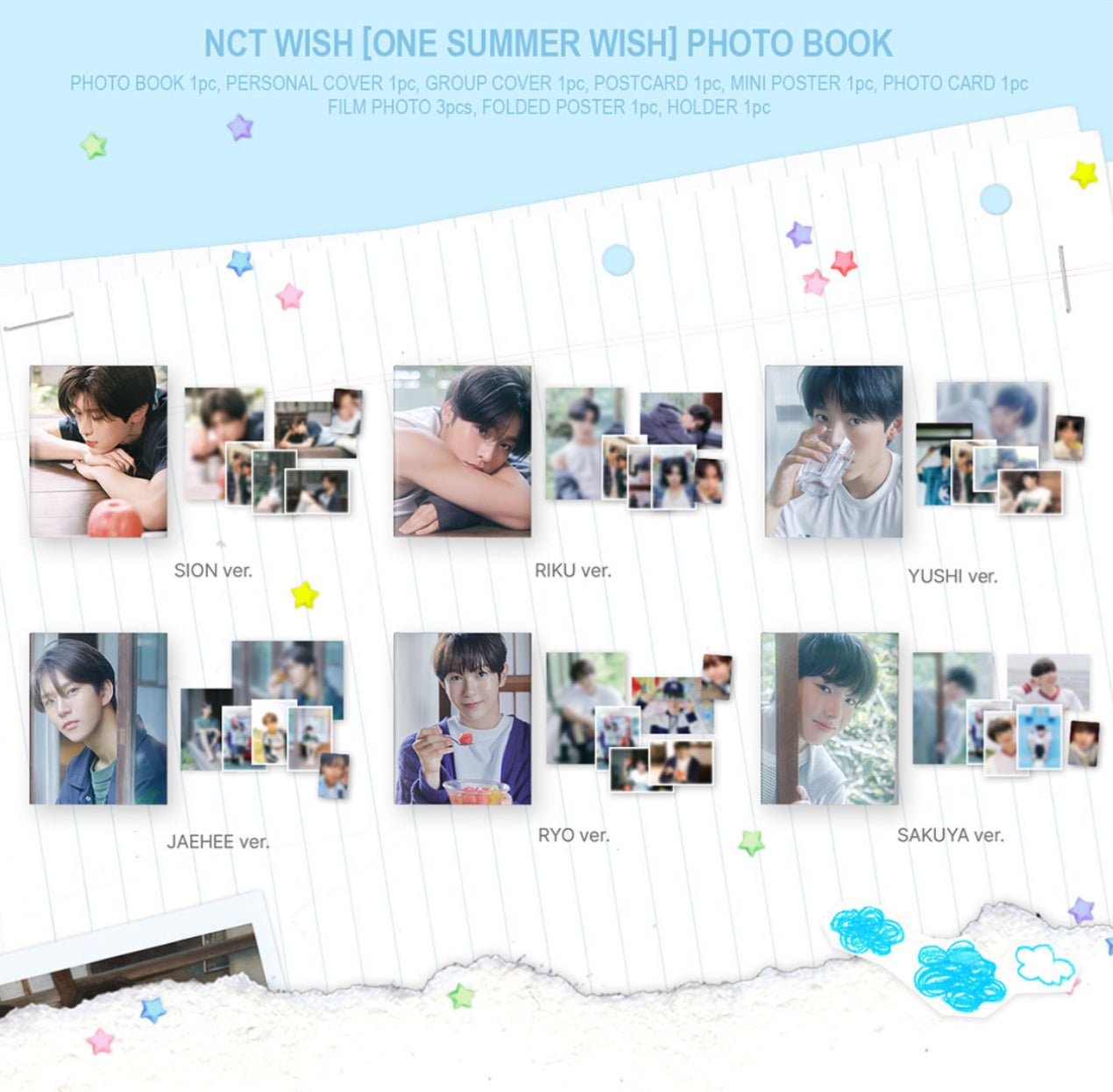 NCT WISH - ONE SUMMER WISH The 1st Photo Book