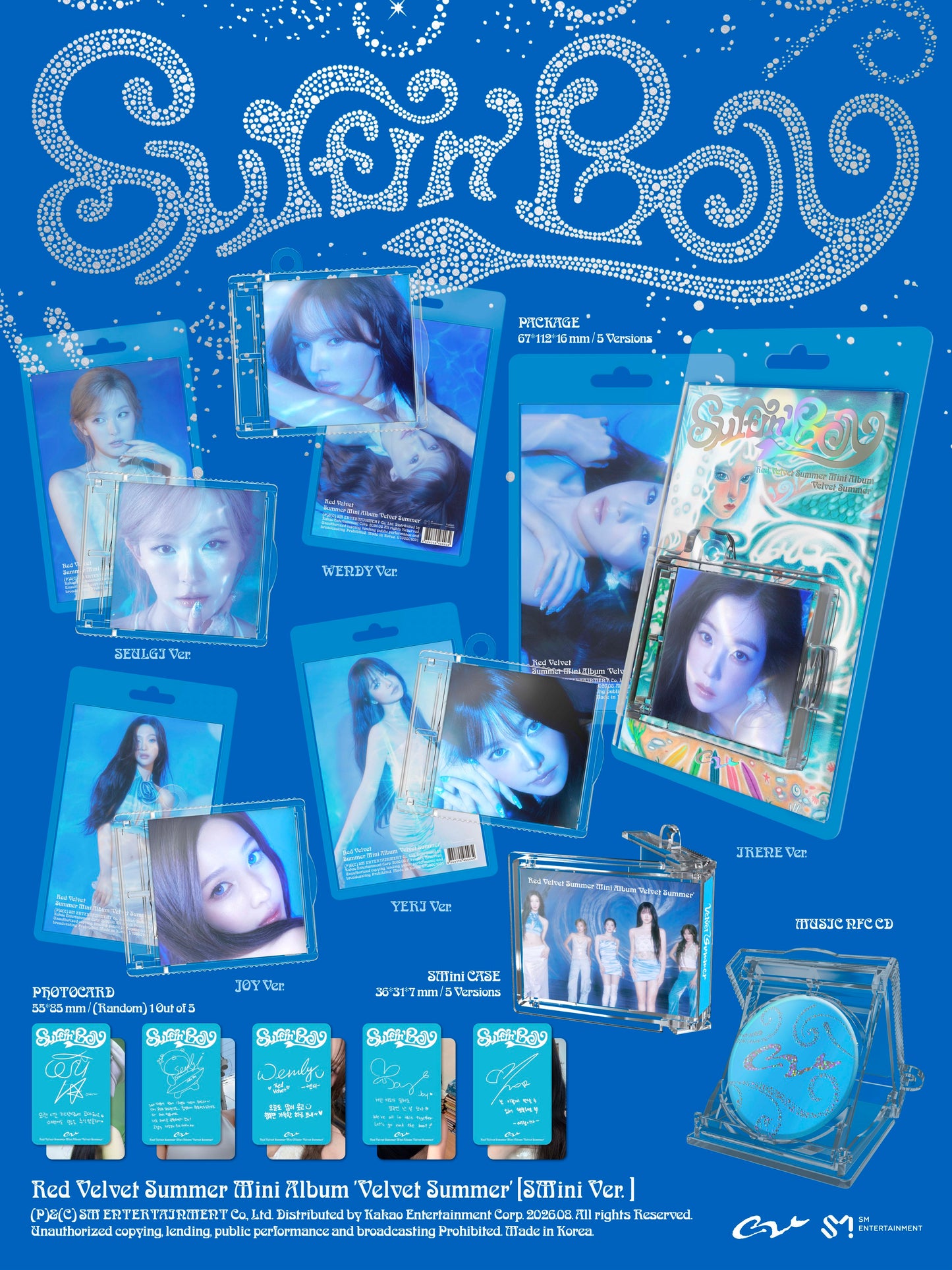 RED VELVET - Velvet Summer SMINI Ver