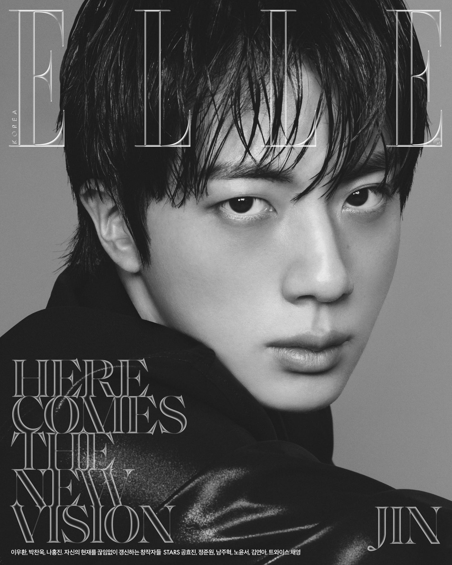 ELLE Korea Magazine BTS Jin Cover August 2026