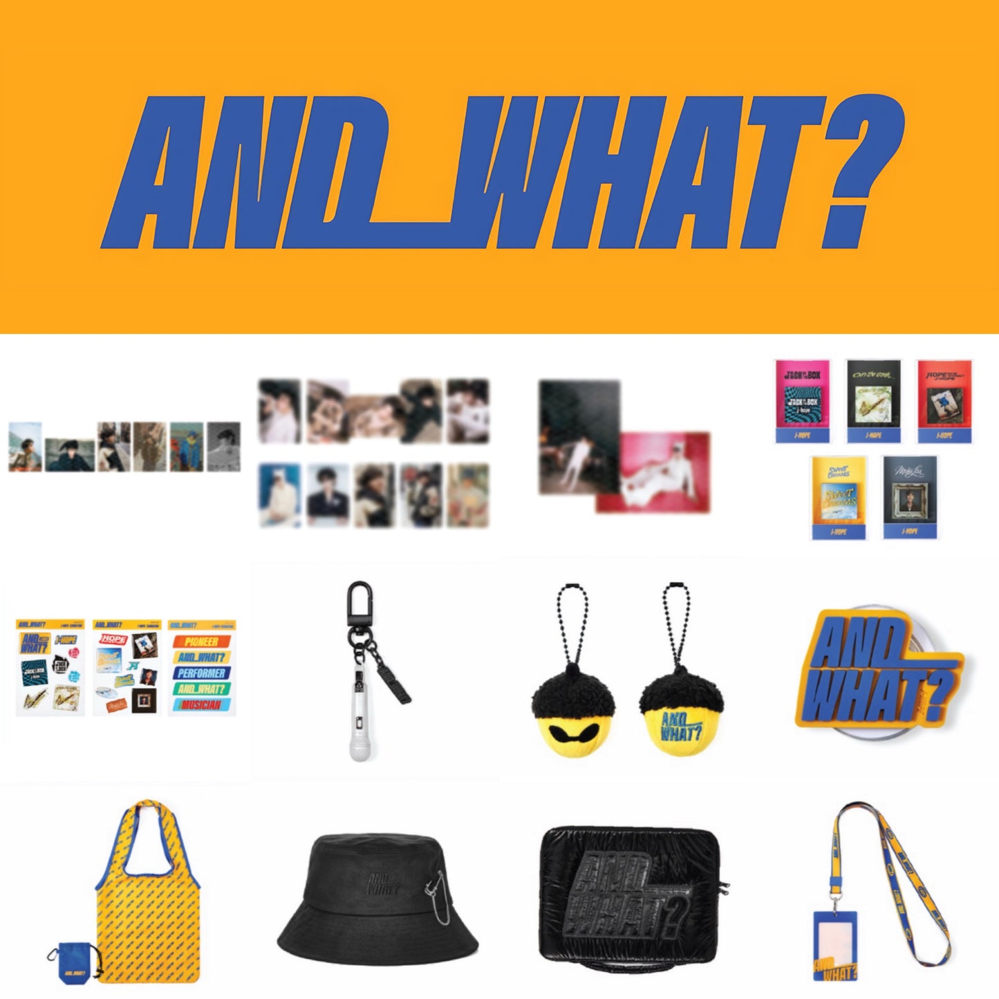 BTS J-HOPE Exhibition AND WHAT? Official MD