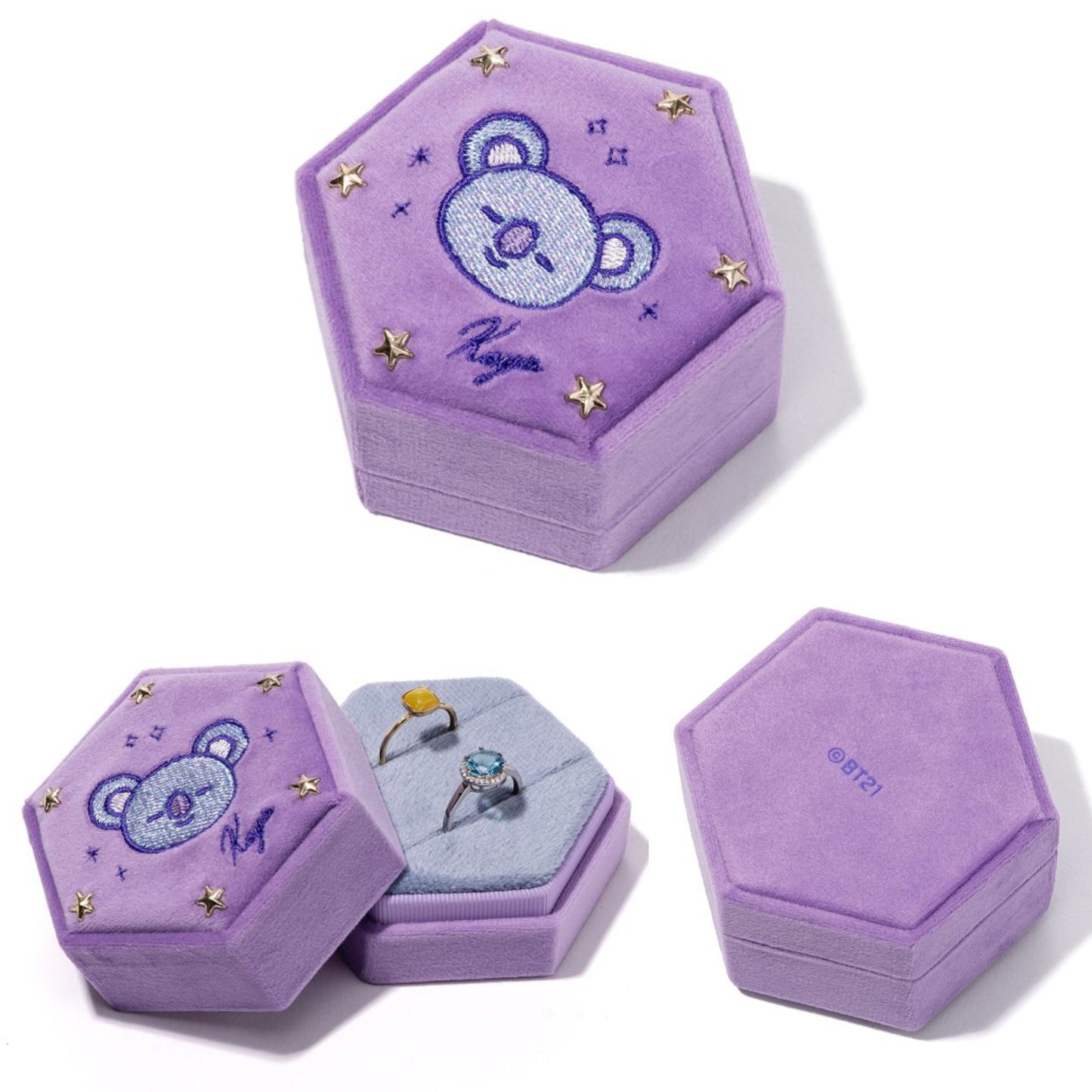 BT21 JAPAN 5th Anniversary Confetti Accessory Case