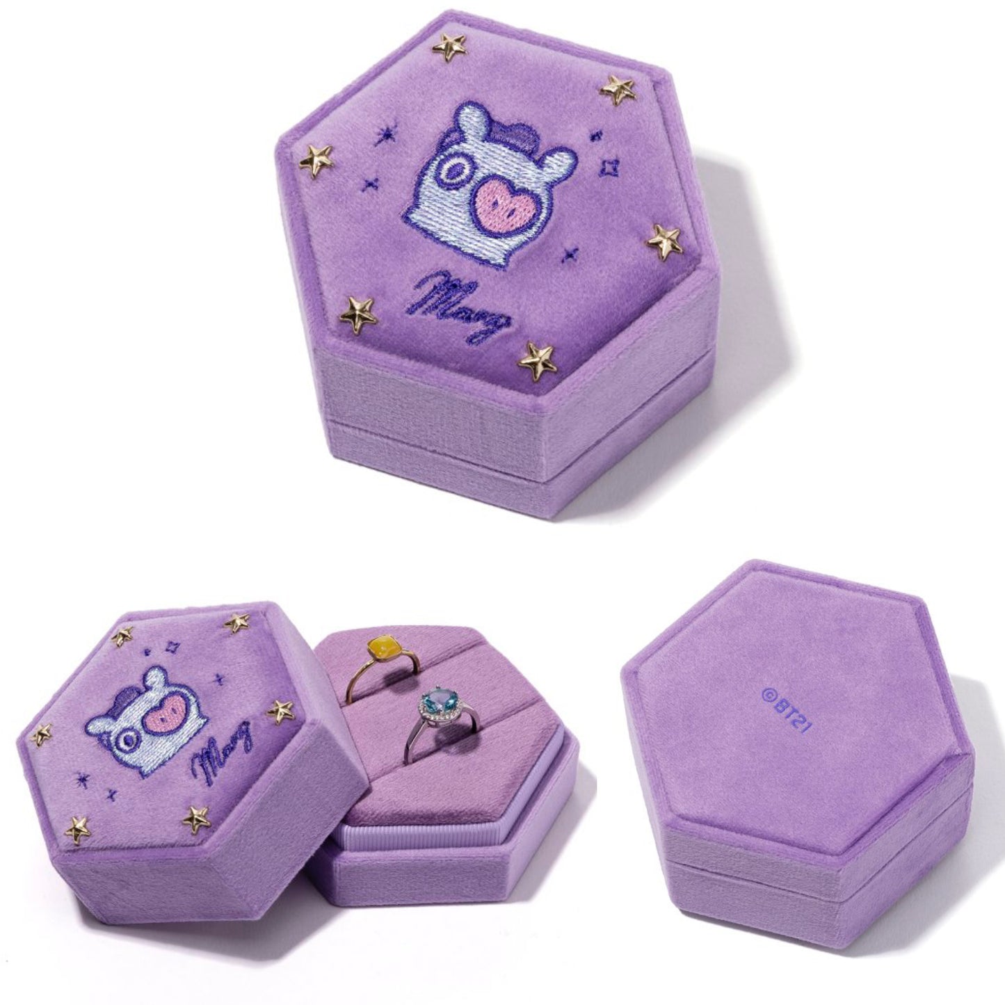 BT21 JAPAN 5th Anniversary Confetti Accessory Case