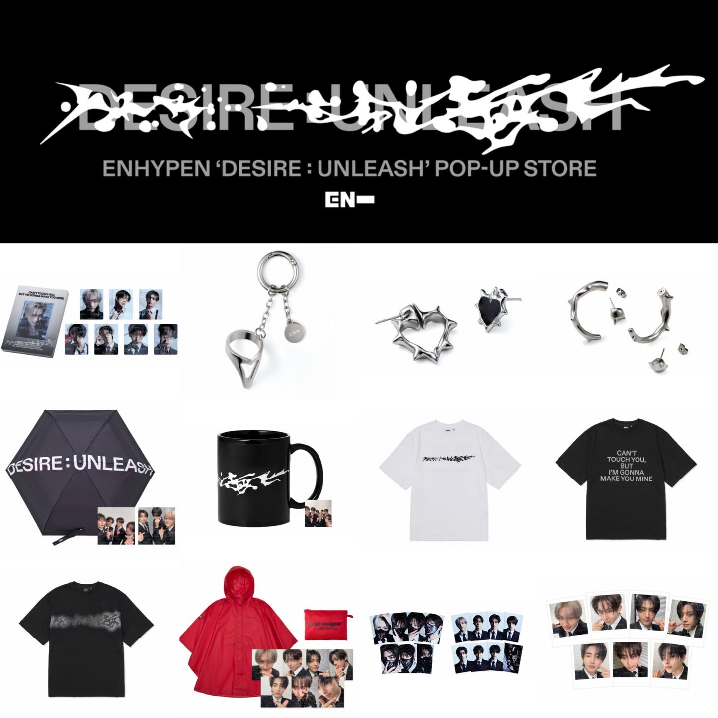 ENHYPEN - DESIRE : UNLEASH Pop-Up Official MD