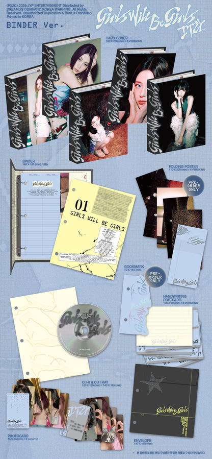 ITZY - GIRLS WILL BE GIRLS Binder Ver