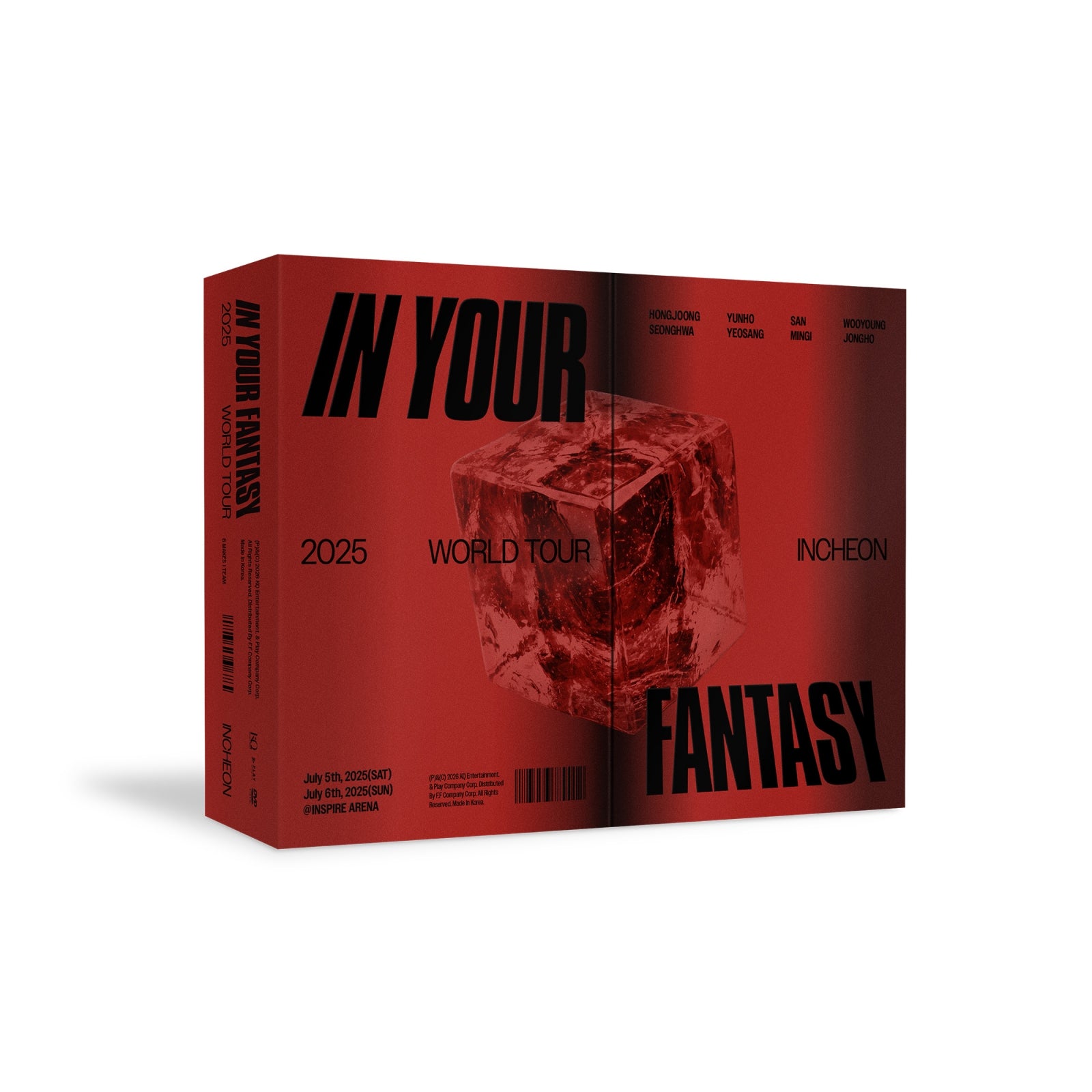 ATEEZ 2025 World Tour IN YOUR FANTASY Incheon DVD – K-STAR