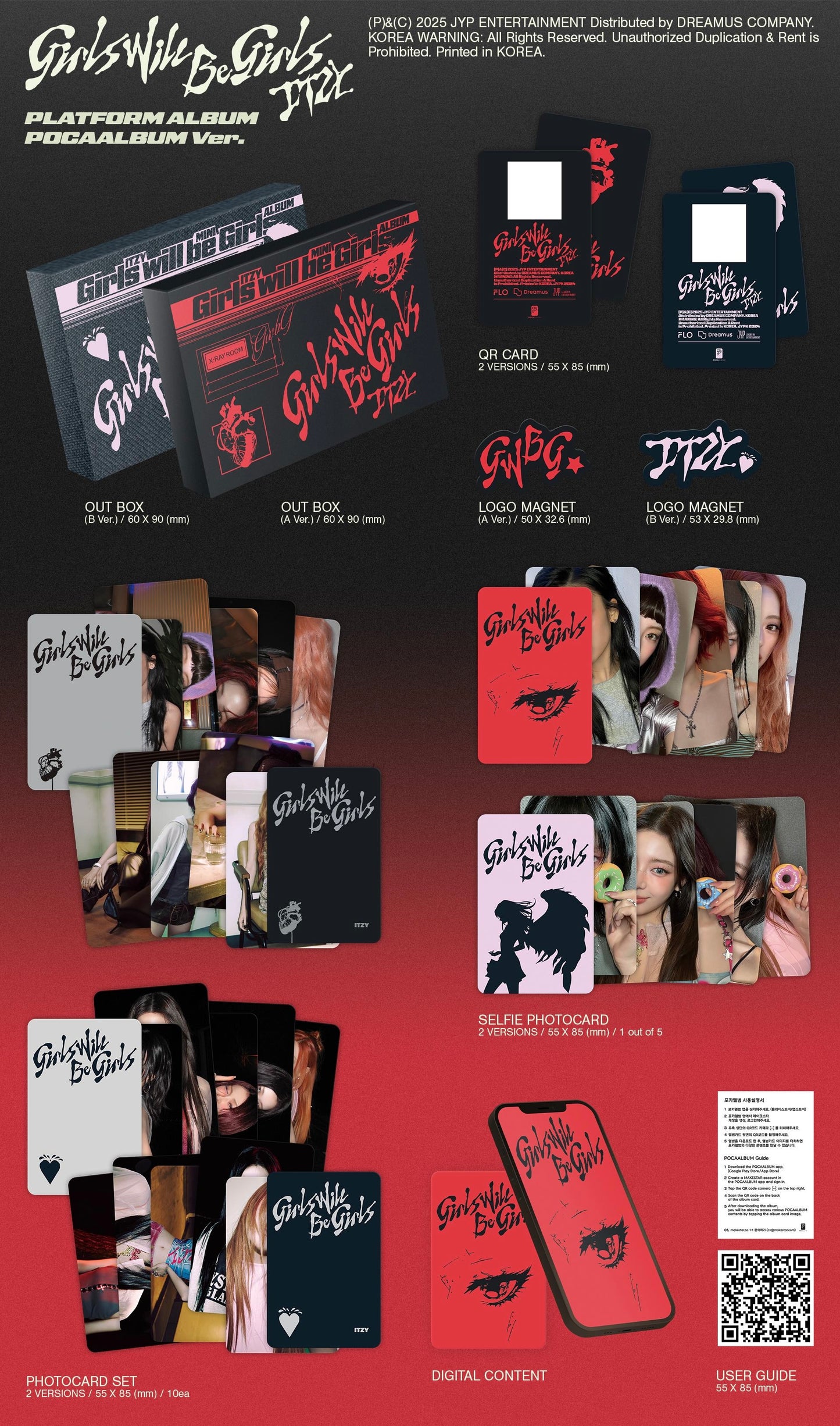 ITZY - GIRLS WILL BE GIRLS Platform Ver