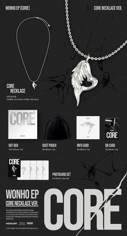 WONHO - CORE EP Album NECKLACE Ver