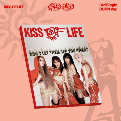KISS OF LIFE - SWEAT 3rd Single Album BURN Ver