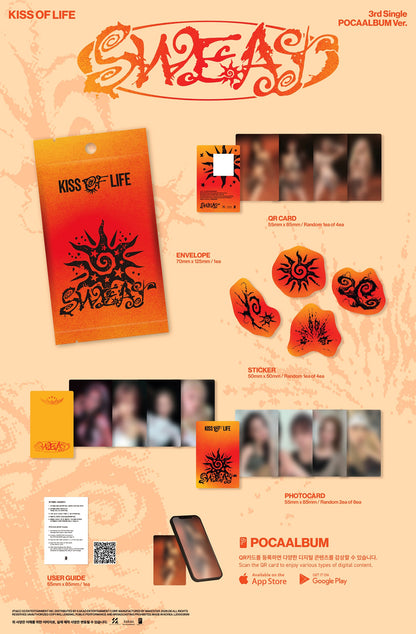 KISS OF LIFE - SWEAT 3rd Single Album POCA Ver