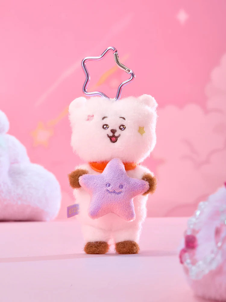 BT21 Official The Journey Purple Star Plush Keyring