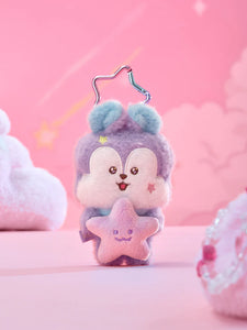 BT21 Official The Journey Purple Star Plush Keyring