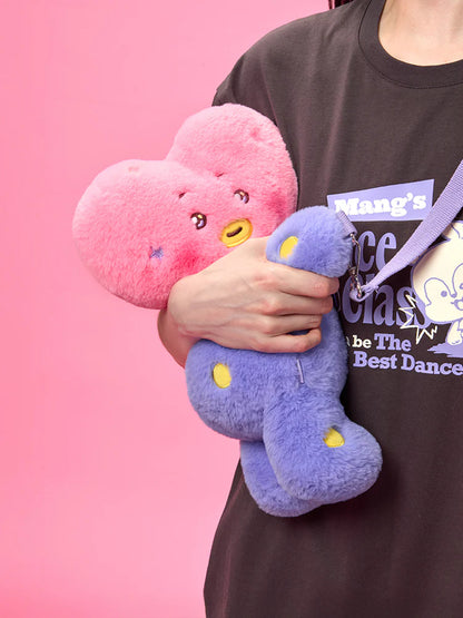 BT21 Official The Journey Hug Me Plush Crossbody Bag