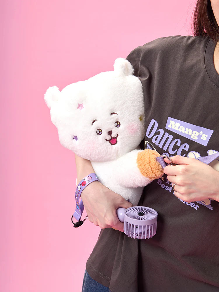 BT21 Official The Journey Hug Me Plush Crossbody Bag