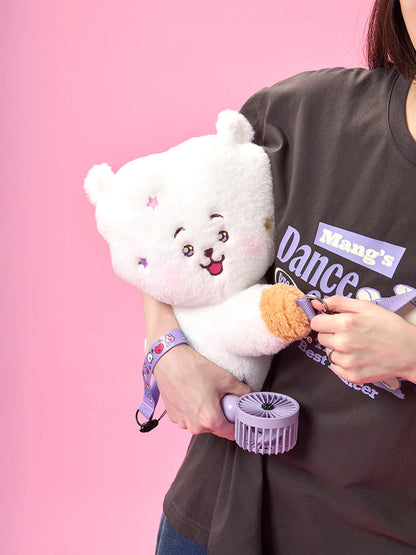BT21 Official The Journey Hug Me Plush Crossbody Bag