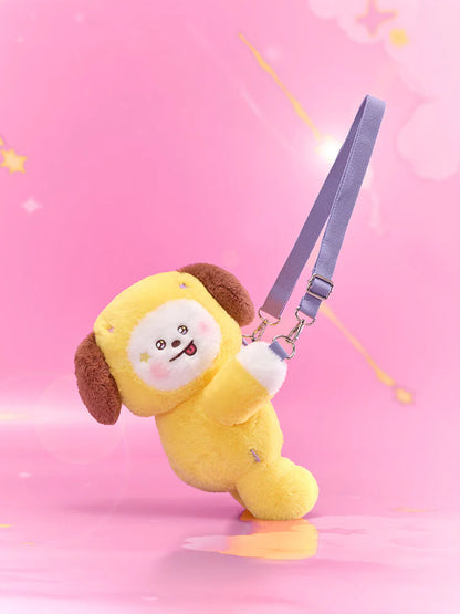 BT21 Official The Journey Hug Me Plush Crossbody Bag