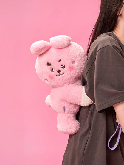 BT21 Official The Journey Hug Me Plush Crossbody Bag