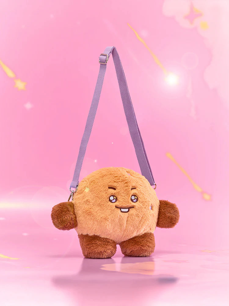 BT21 Official The Journey Hug Me Plush Crossbody Bag