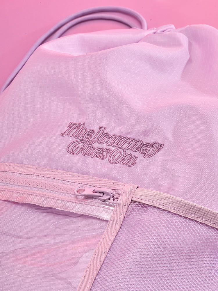 BT21 Official Clear Pocket String Bag The Journey