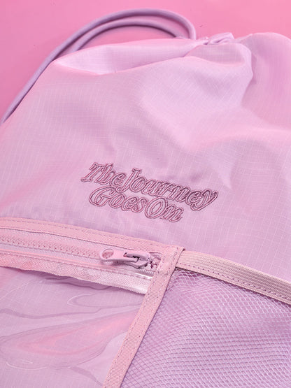 BT21 Official Clear Pocket String Bag The Journey
