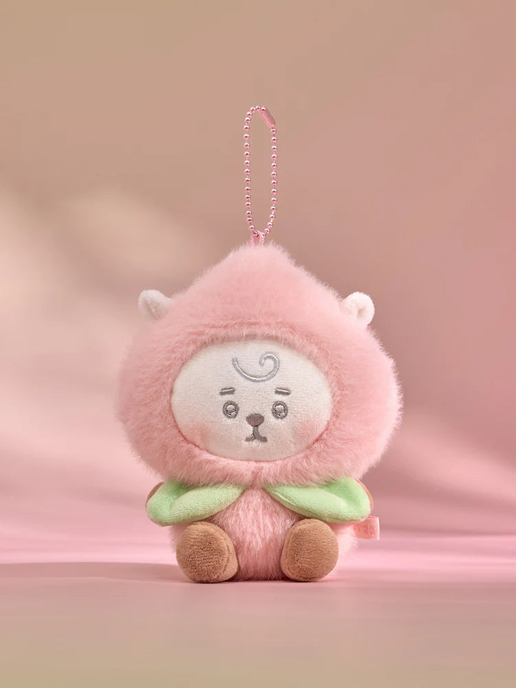 BT21 Baby Official PEACH HOLIC Plush Keyring