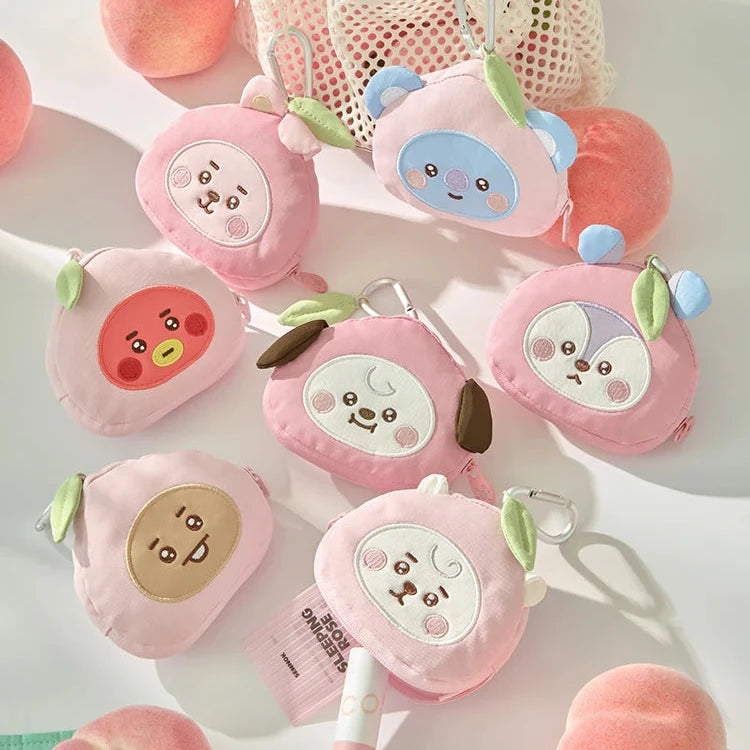 BT21 Baby Official PEACH HOLIC Pouch Keyring
