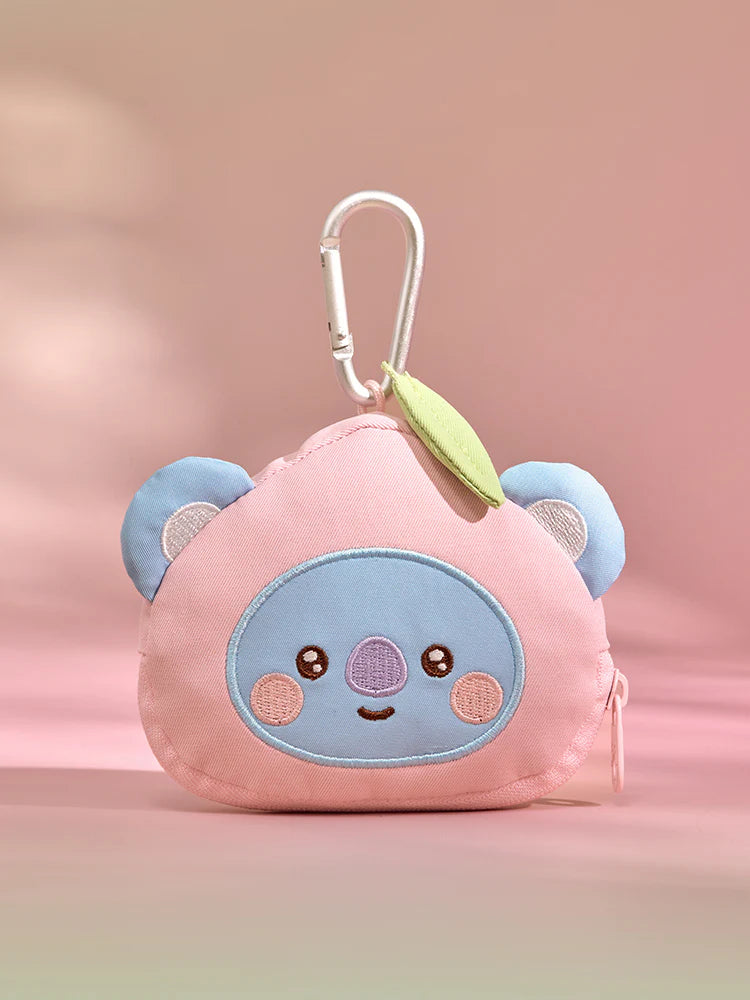 BT21 Baby Official PEACH HOLIC Pouch Keyring