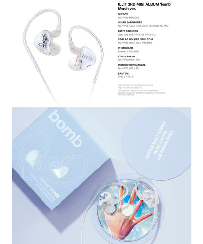 ILLIT - BOMB 3rd Mini Album Merch Ver
