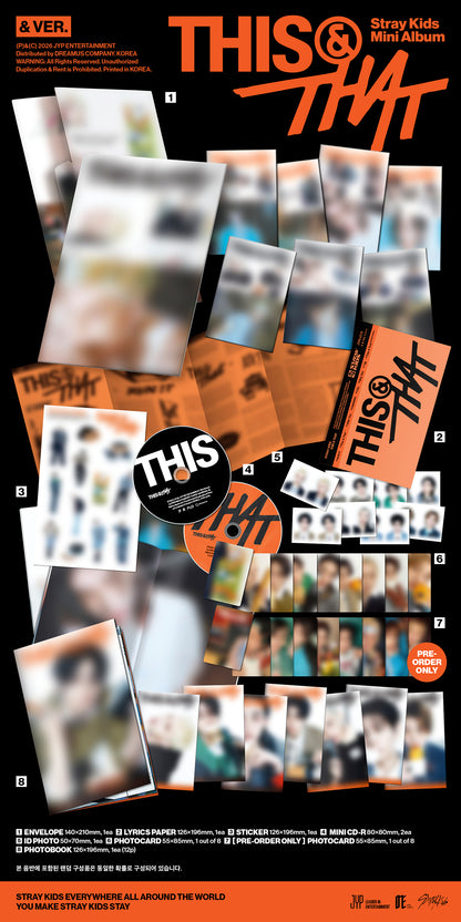STRAY KIDS - THIS & THAT / & Ver.